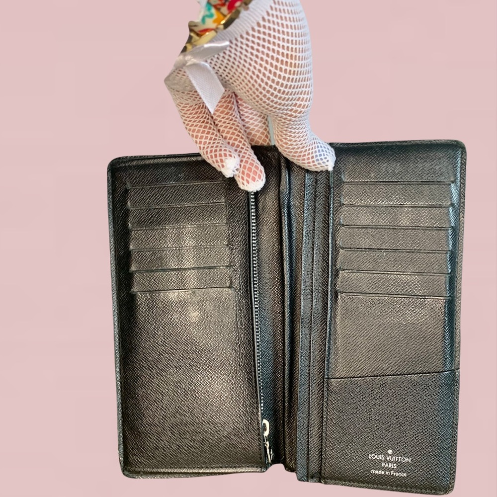 Louis Vuitton Black Damier Brazza Wallet